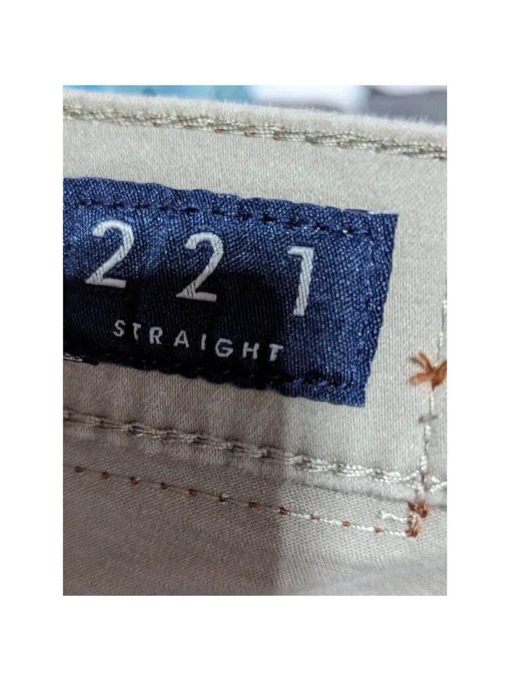 Lucky Brand Men's Tan Mid-Rise Straight-Leg Soft Denim Jeans Size 34/32